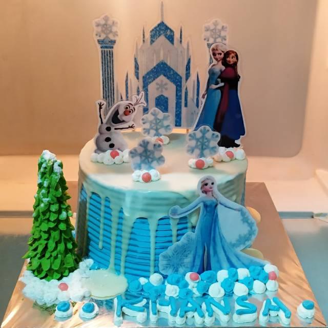 Kue ultah frozen / kue ulang tahun frozen / kue tar / birthday cake Ori dan Paling Laris