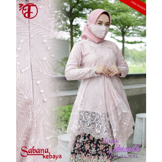 KEBAYA ORIGINAL//KEBAYA MODERN//TUNIK AMANDA//Kode SK