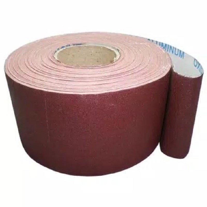 Amplas Roll Kain Meteran Grit Grade 50 Kayu Tembok Besi