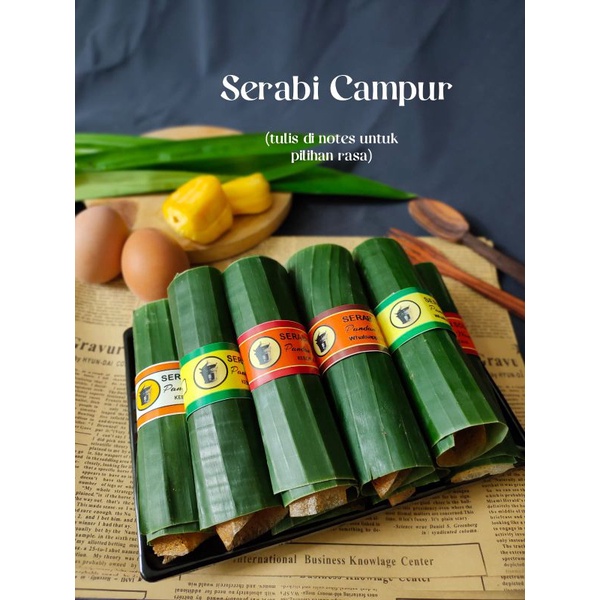 SERABI SOLO GULUNG PANDAN WANGI / KUE BASAH/ NOTOSUMAN/OLEH OLEH KHAS SOLO/KUE CATERING