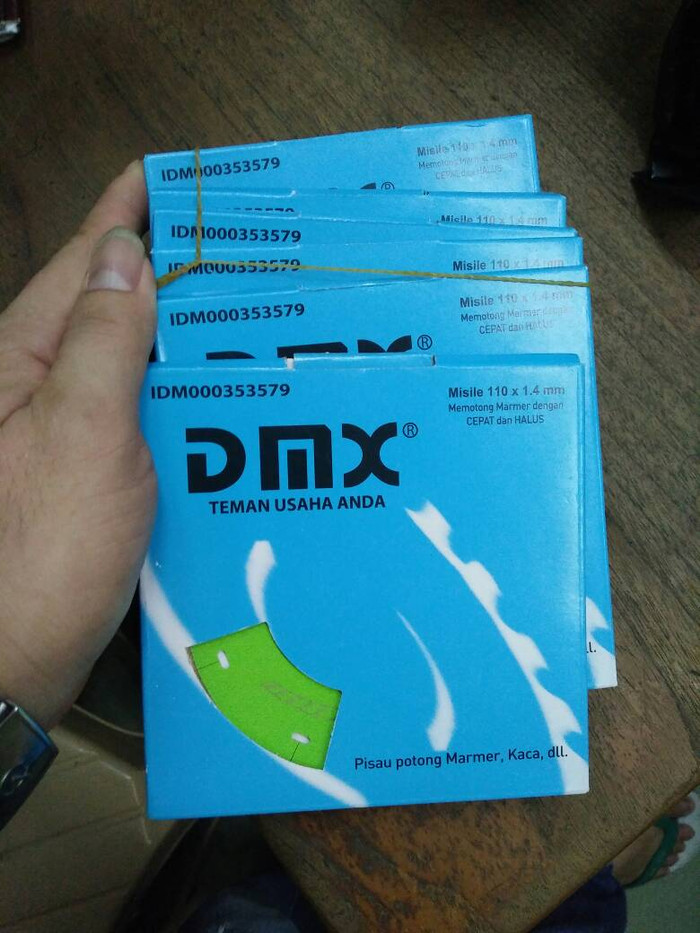 dmx pisau potong marmer 4" dmx marble dmx