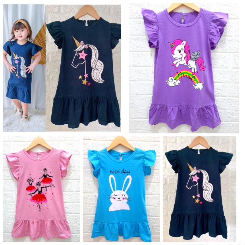 DRESS ANAK NONA TERBARU/DRESS LUCU ANAK ANAK 1-6TAHUN