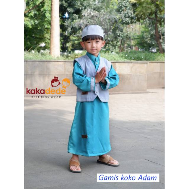 Jubah koko adam kaka dede size baby kids baju koko anak laki-laki gamis cowok muslim