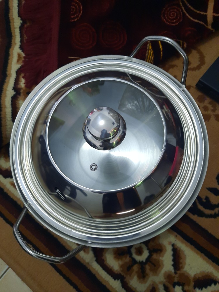 Calypso Wajan Penggorengan 30cm Stainless Steel Diameter 30 Cm