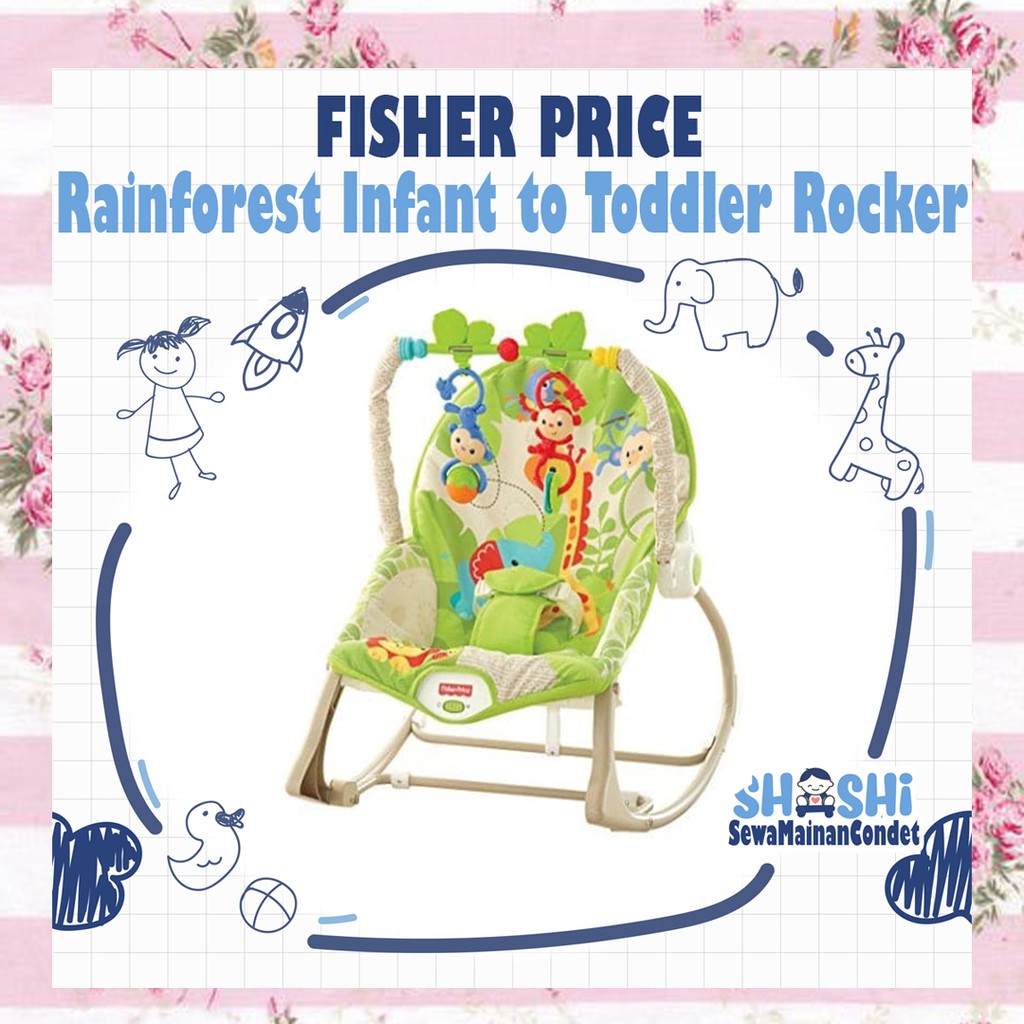 Sewa Fisher Price Rainforest Infant to Toddler  Rocker