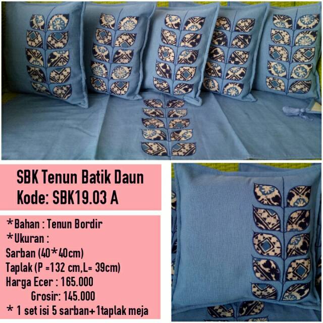 Sarung Bantal Kursi Batik Tenun Murah | Sarung Bantal Kursi Batik | Sarung Bantal Kursi