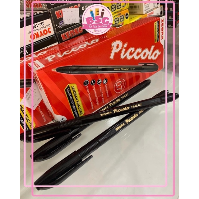 

pulpen/pena zebra piccolo warna hitam