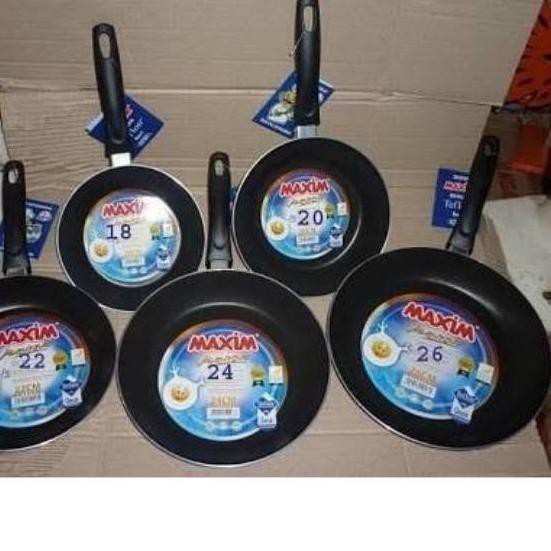 New RFF Teflon 22cm Maxim Valentino wajan penggorengan kuali frypan telor  anti lengket panci 