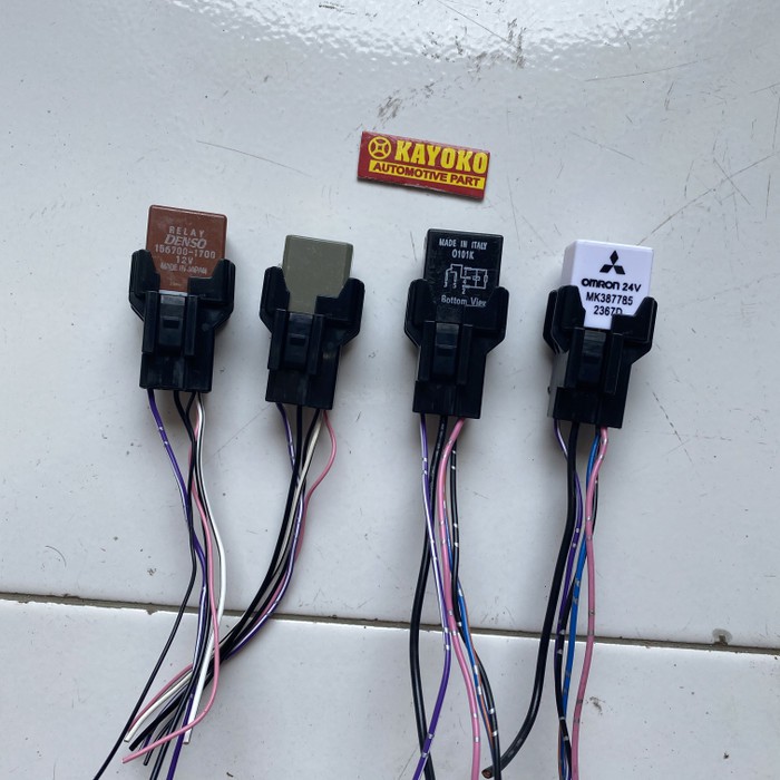 SOKET KABEL RELAY 5 PIN- RUMAH RELAY KAKI 5 ASLI 100%