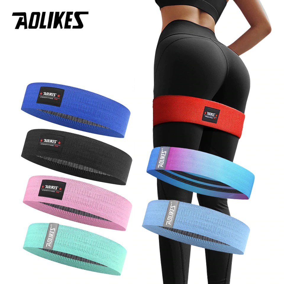 ALAT BANTU OLAHRAGA BOOTY BAND HIP CIRCLE LOOP SPORT RESISTANCE BAND GELANG KARET KAKI YOGA PILATES