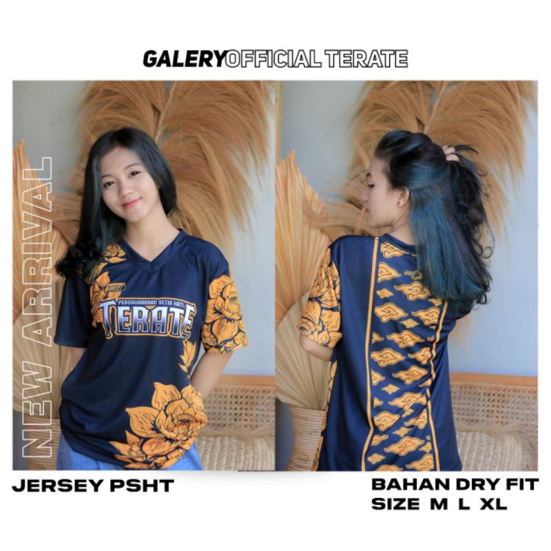 JERSEY PSHT JERSEY TERATE BUNGA EMAS