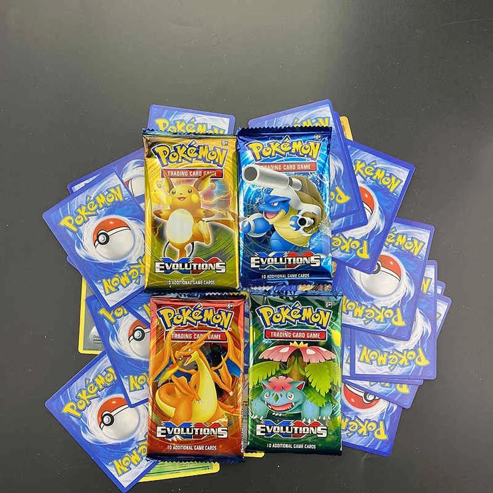 Kartu Pokemon QUINTON Board Game Hadiah Anak Shining GX Tag Unbroken Evolutions Collection Cards