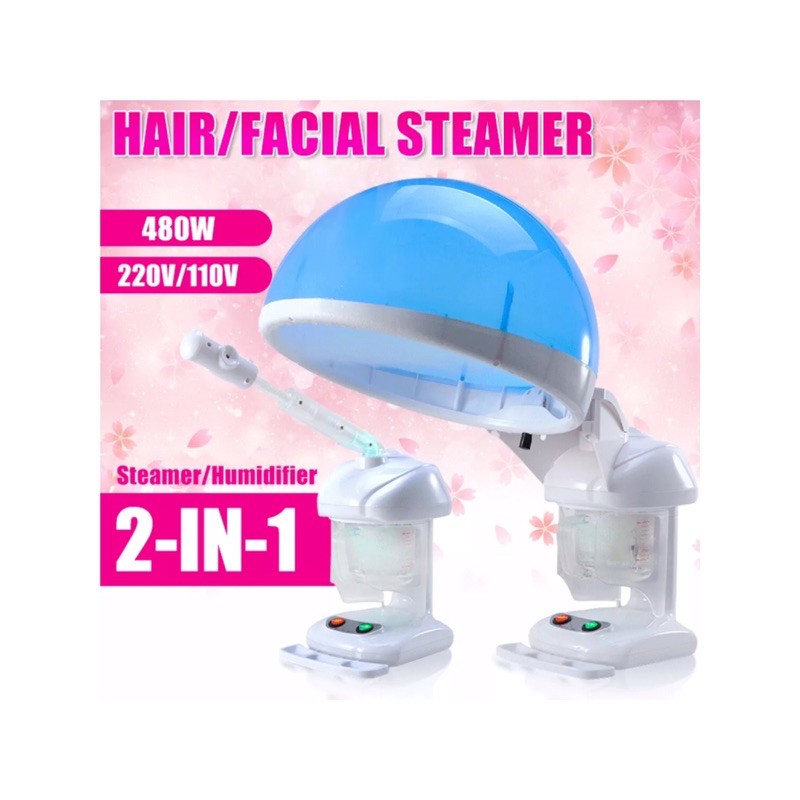 ALAT FACIAL UAP WAJAH 2in1 / STEAMER WAJAH DAN RAMBUT HOT VAPOZONE