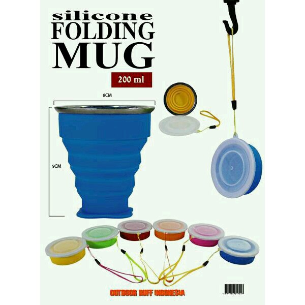Gelas Lipat Silikon