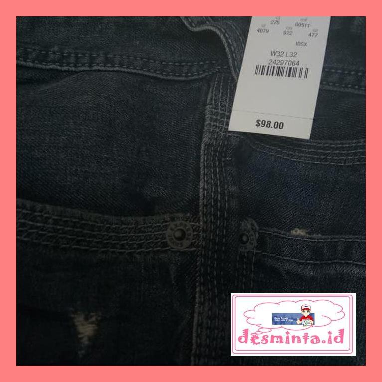 Fashion Pria-Bestjeans- Celana Jeans Express Dark Washed Denim Low Rise Boot Cut Original 41S150