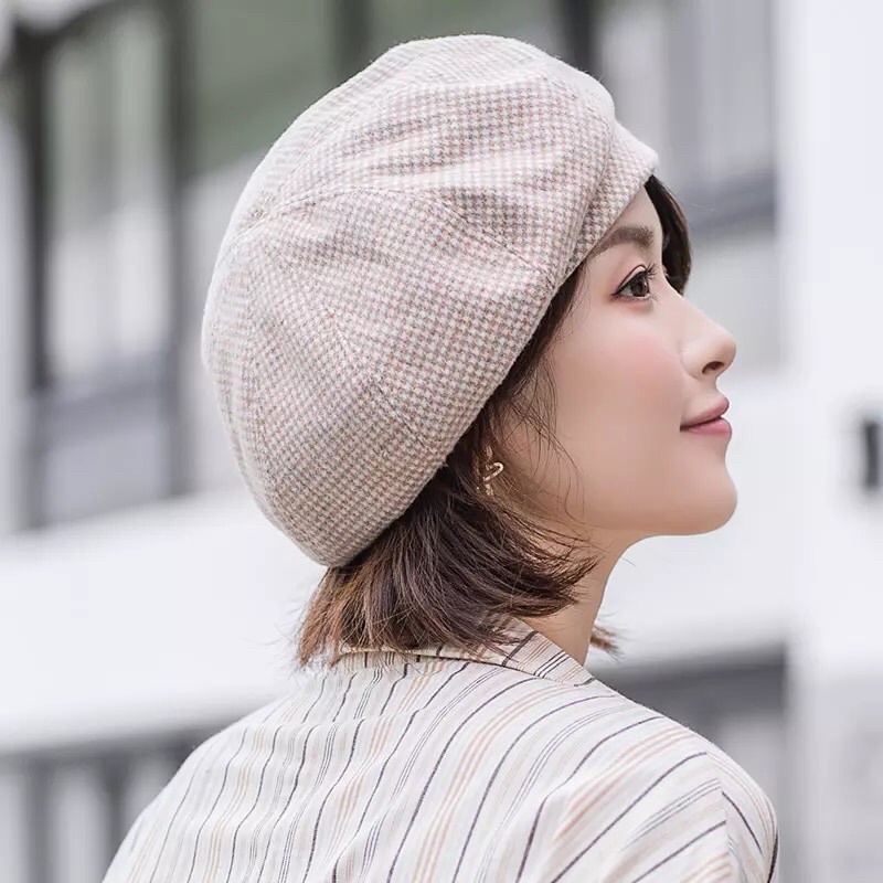 Topi Beret Wanita bahan wool Women Baret Hat