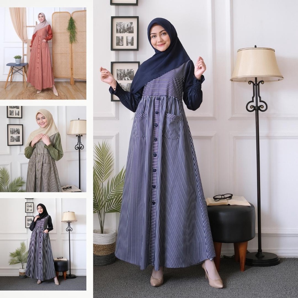 KUPNAD Gamis katun toyobo Salur - Karina Dress