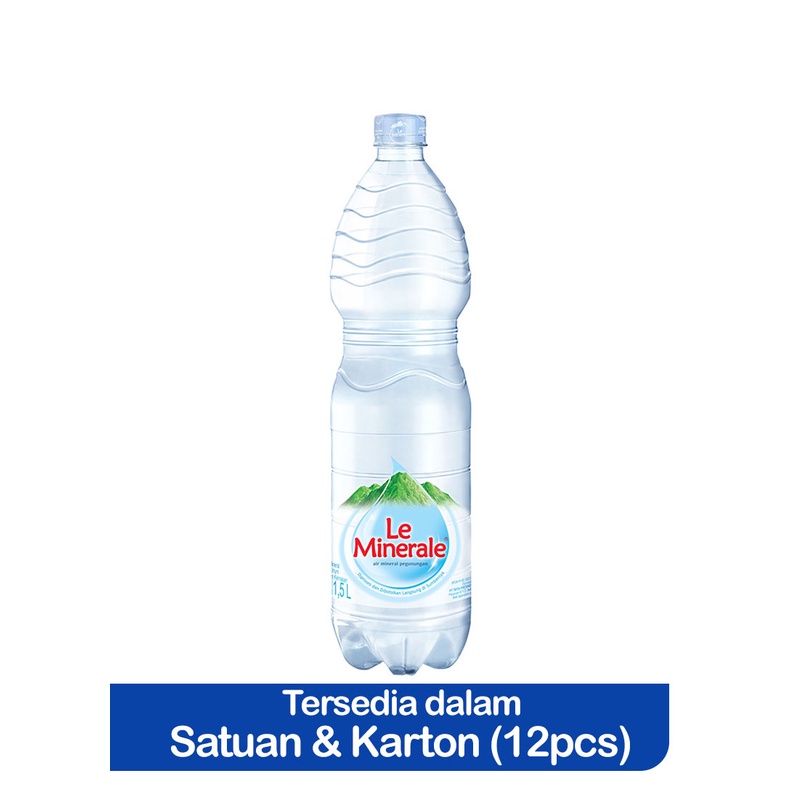 

Le Minerale Botol 1.5 Liter Isi 12 Pcs