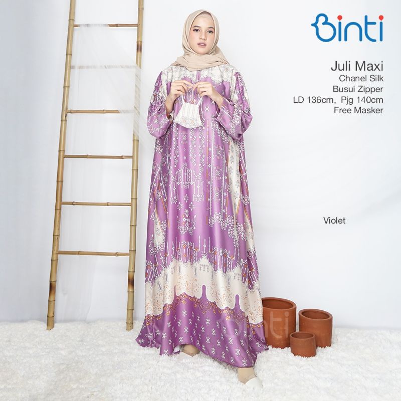 juli silk gamis binti