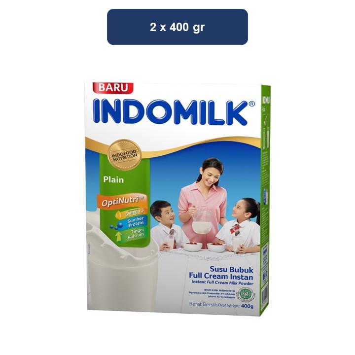 

Indomilk Susu Bubuk Full Cream 2 x 400 gr