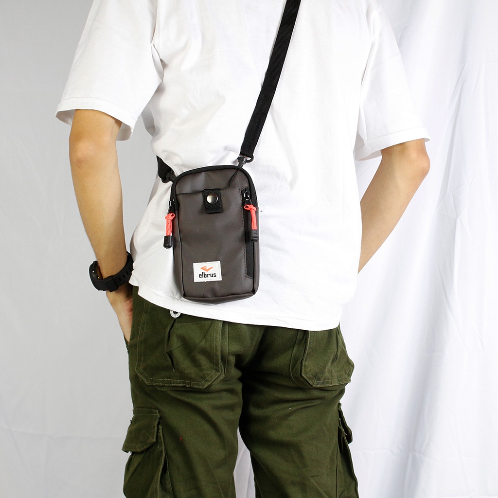 Tas Selempang HP Pria Elbrus Anti Air - Slingbag Handphone Waterproof
