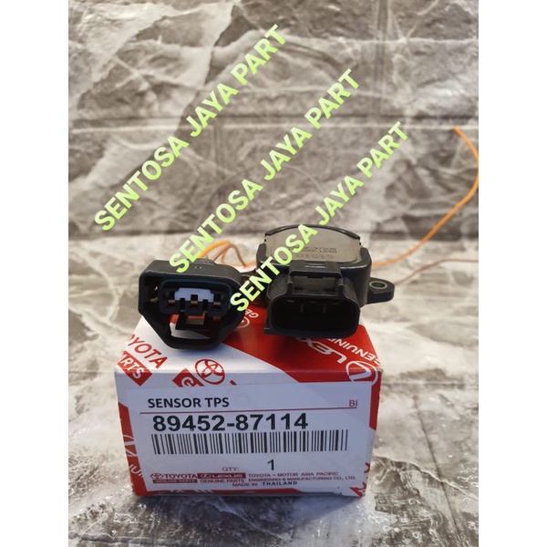 SENSOR GAS TPS + SOKET VIOS YARIS ALTIS CAMRY KIJANG EFI ASLI