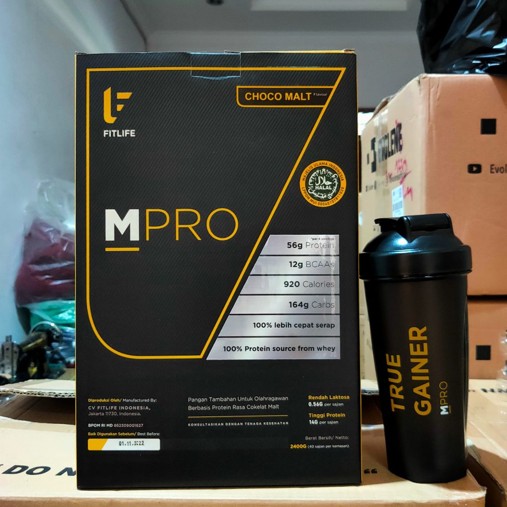 Fitlife M Pro 5.3lbs 2.4kg MPro Mass gainer M-Pro