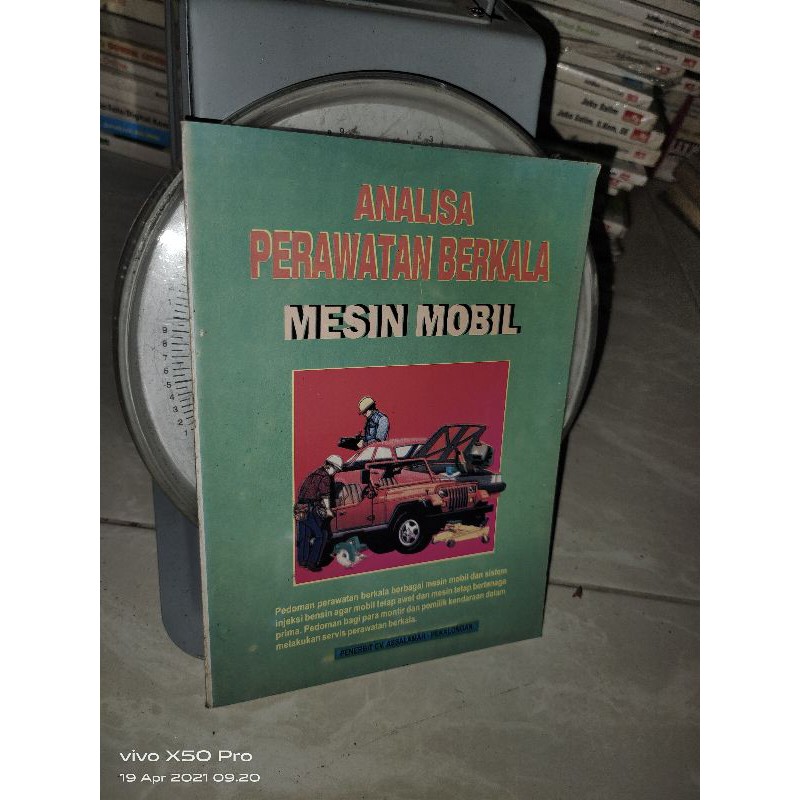 buku analisa perawatan mesin mobil