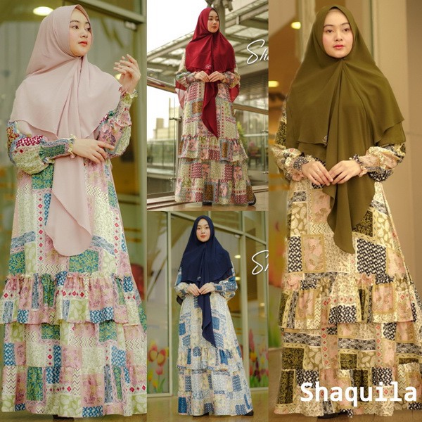 Gamis SHAQUILA Original by BUNGAS FASHION