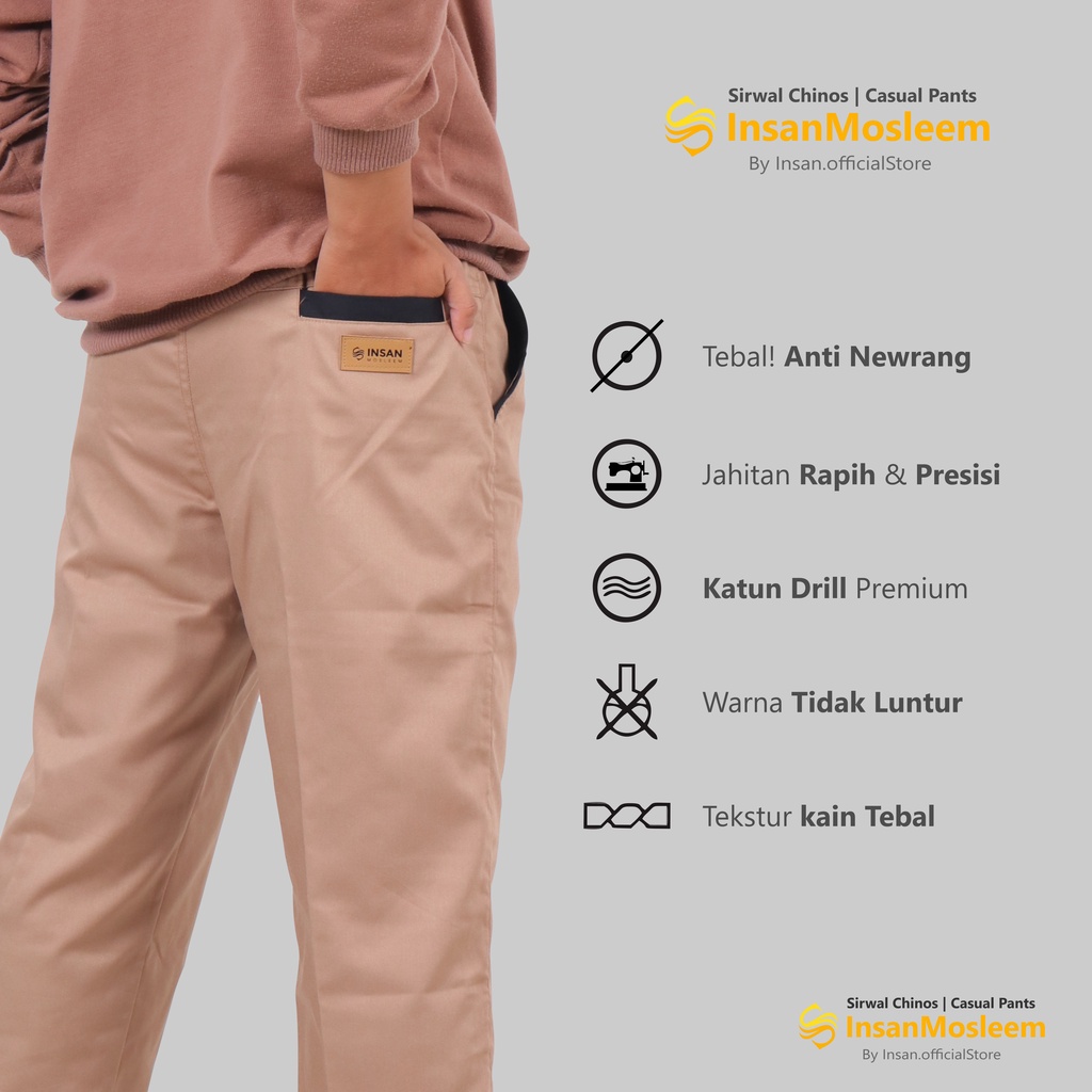 [LAGI PROMO] Celana Sirwal Chinos Pants cingkrang dewasa