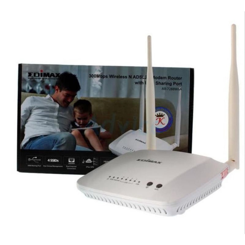 router wireless edimax AR-7288WnA 300mbps N ADSL2+modem