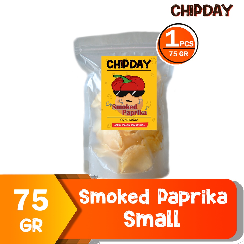 

Keripik Kentang - Chipday Smoked Paprika Size 75Gr