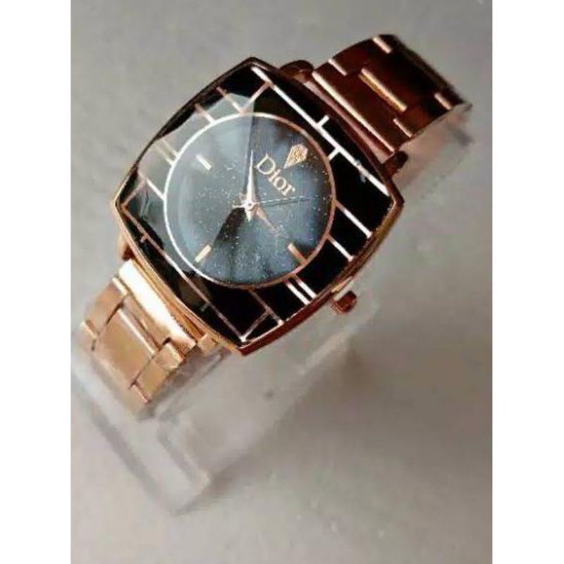 (Cod)Jam Tangan Wanita Fashion D10R Sergi Strap Rantai(Dikirim Jakarta)