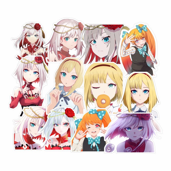 Sticker Takt Op Destiny - Sticker Anime Taxt Op Destiny isi 12