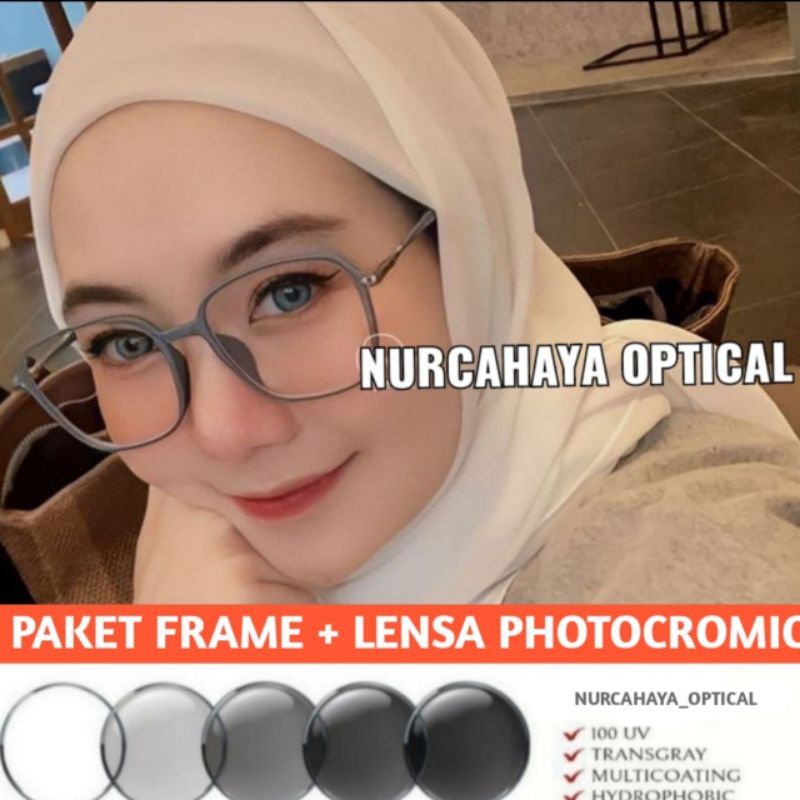 FRAME KACAMATA:20098(KACAMATA+LENSA PHOTOCROMIC)
