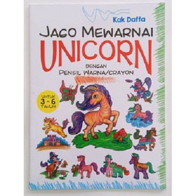 

JAGO MEWARNAI UNICORN DENGAN PENSIL WARNA/CRAYON