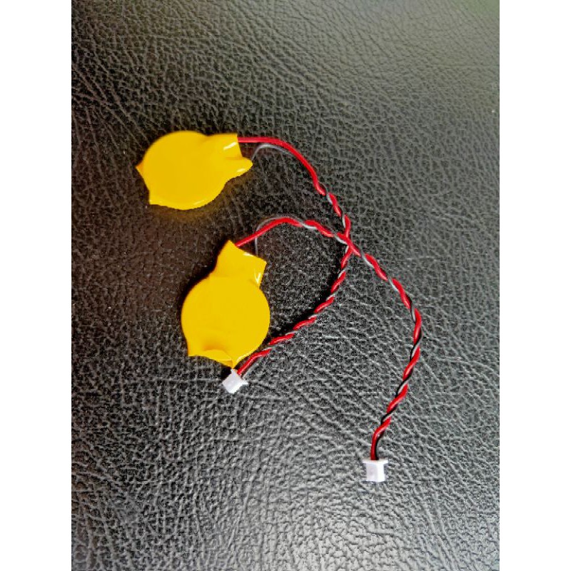 Baterai CMOS Laptop Notebook CR2032 socket kabel - 3Volt