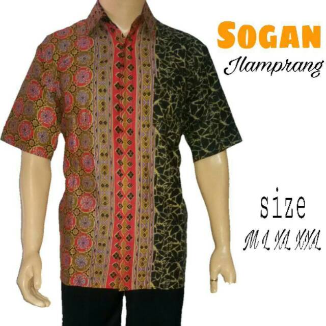 Kemeja Batik Jlamprang Pekalongan Seri Sogan