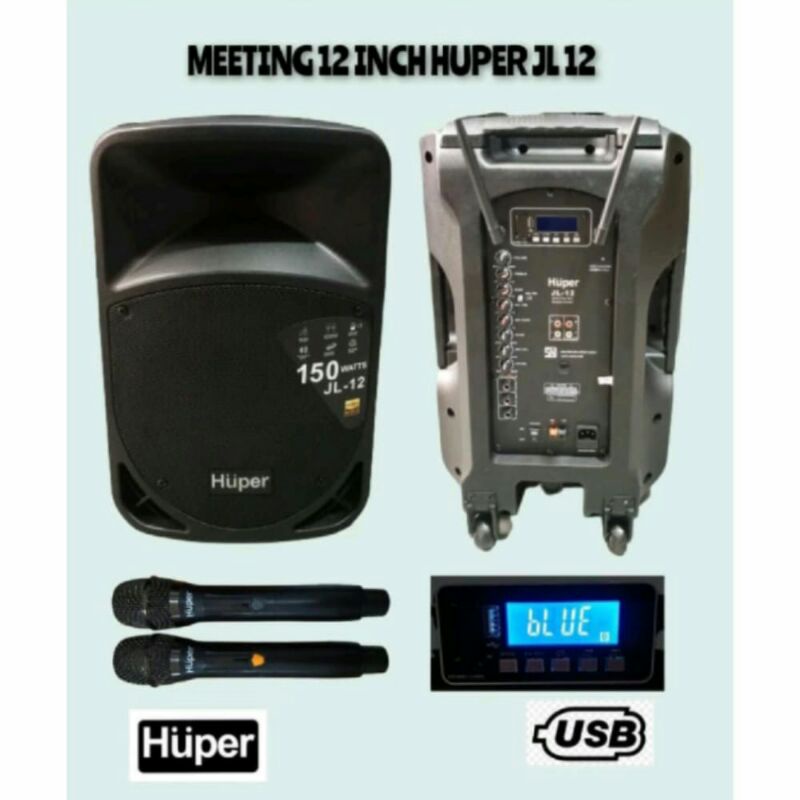 Speaker Aktif Portable HUPER JL 12 inch Original JL12