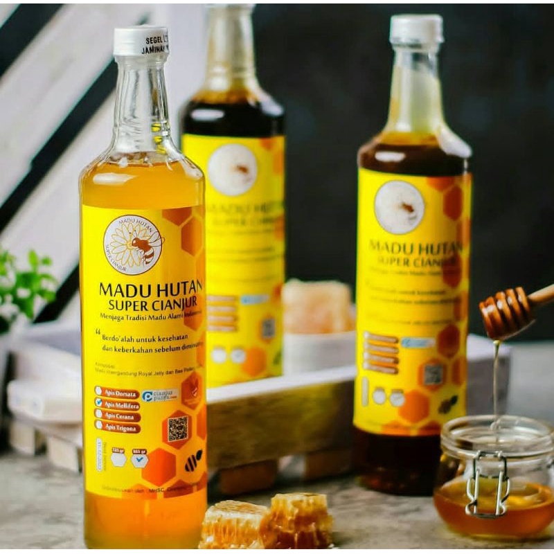 

MHSC RAW HONEY MADU HUTAN ASLI 865 GRAM
