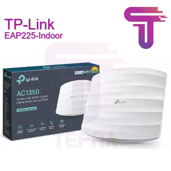 TP-LINK EAP225 Indoor AC1350 Wireless MU-MIMO Gigabit Ceiling Mount AP