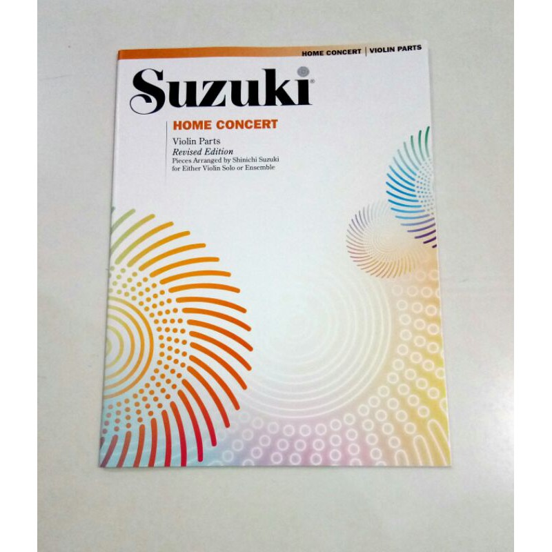 Suzuki Home Concert for Violin solo or Ensemble Buku biola by Shinichi Suzuki