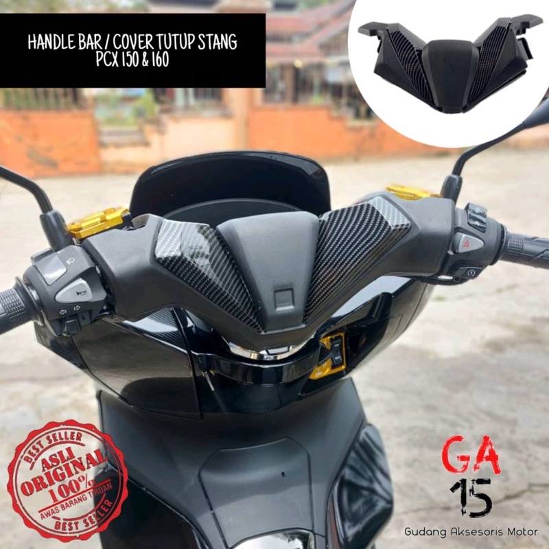HANDLE BAR / COVER TUTUP BATOK ATAS STANG PCX 150 160 ORIGINAL