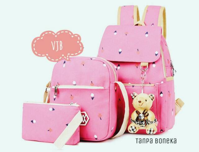 Tas ransel/tas anak sekolah/ tas murah fashion 1kg muat 2tas