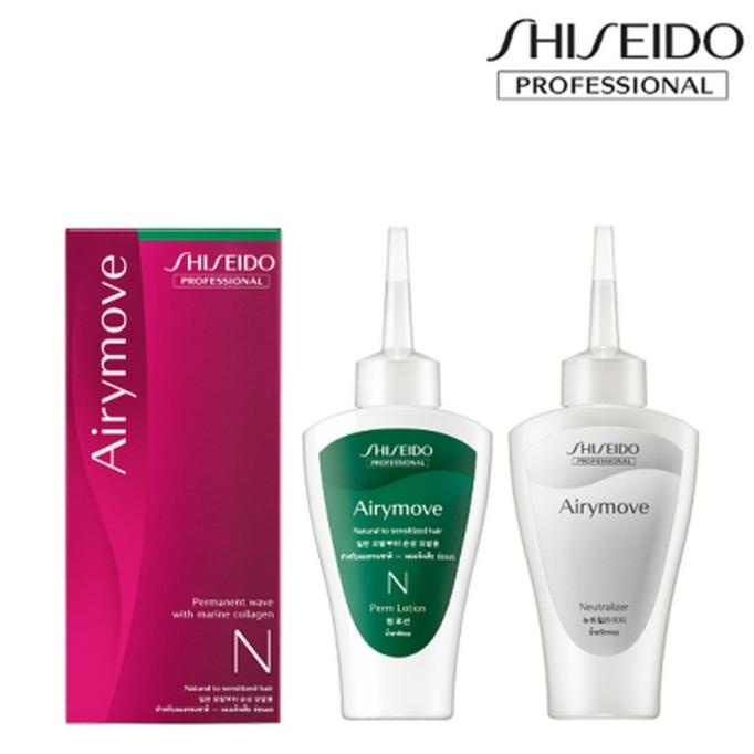 obat keriting rambut shiseido airymove N permanent wave curl