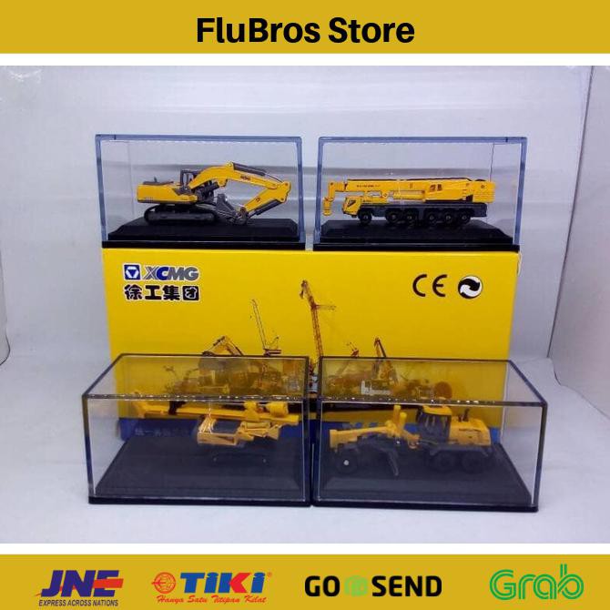 MAINAN Diecast Miniatur Alat Berat XCMG 1 Set isi 4 Unit Harga Murah MURAH