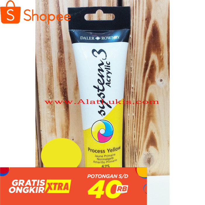 

Cat Akrilik System 3 150 ml warna Process Yellow