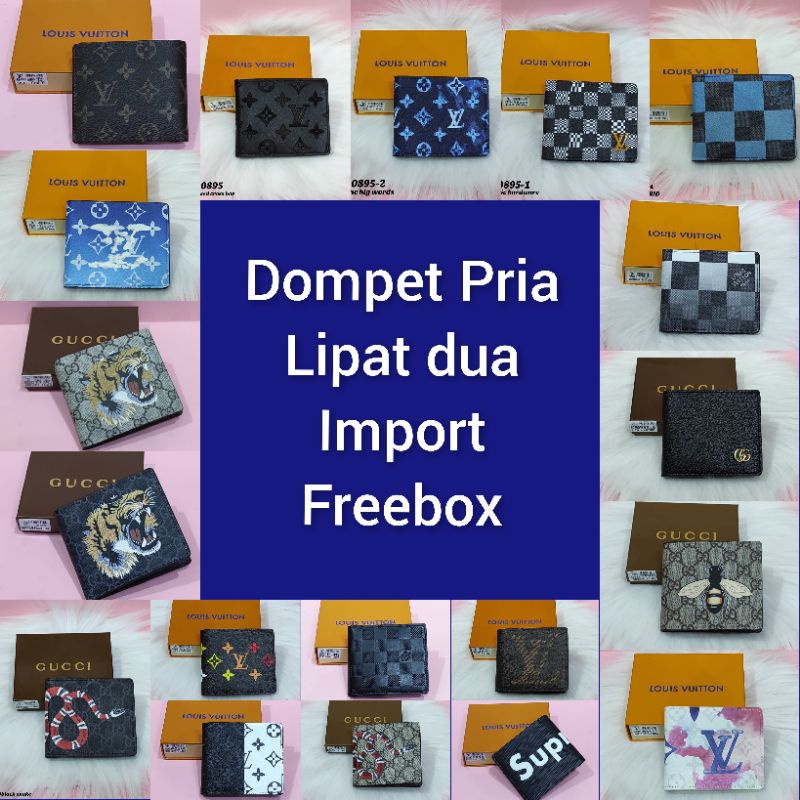 Dompet lipat pria import vl semipremium