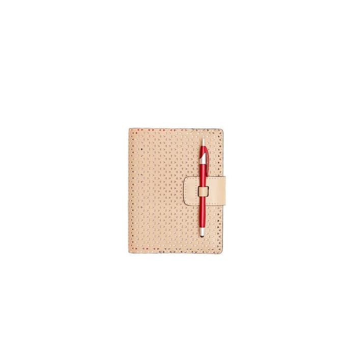 

Dapoza Notebook B6 Nude Red Pf Leather / Buku Catatan Notes Kulit Lavacakesale91