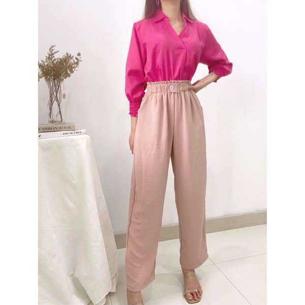 VERONA Kulot Wanita / Loose Pants Crinkle / Celana Kringkel / Culot Wanita Krinkel P12